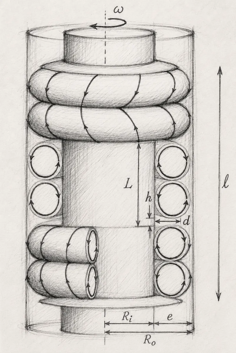 Taylor-Couette flow experimental platform concept image